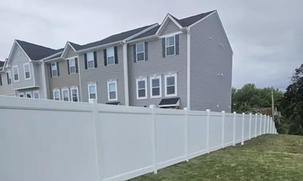 white-fence-for-security-in-residential-area-backyard