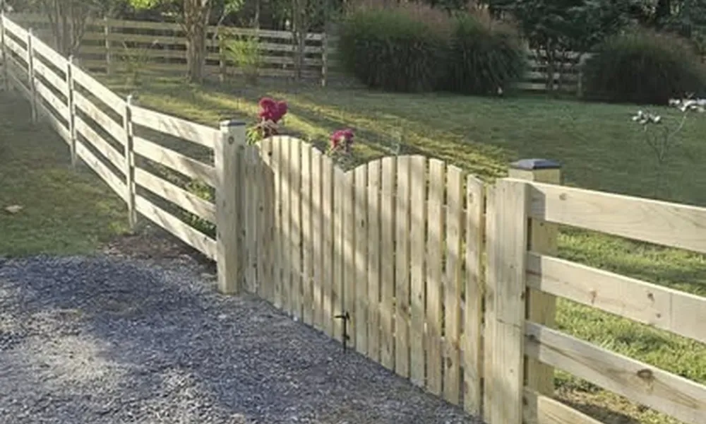 wooden-fence-gate-with-flowers-in-garden-sliding-swinging-gates-in